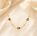 Tulip charm Necklace