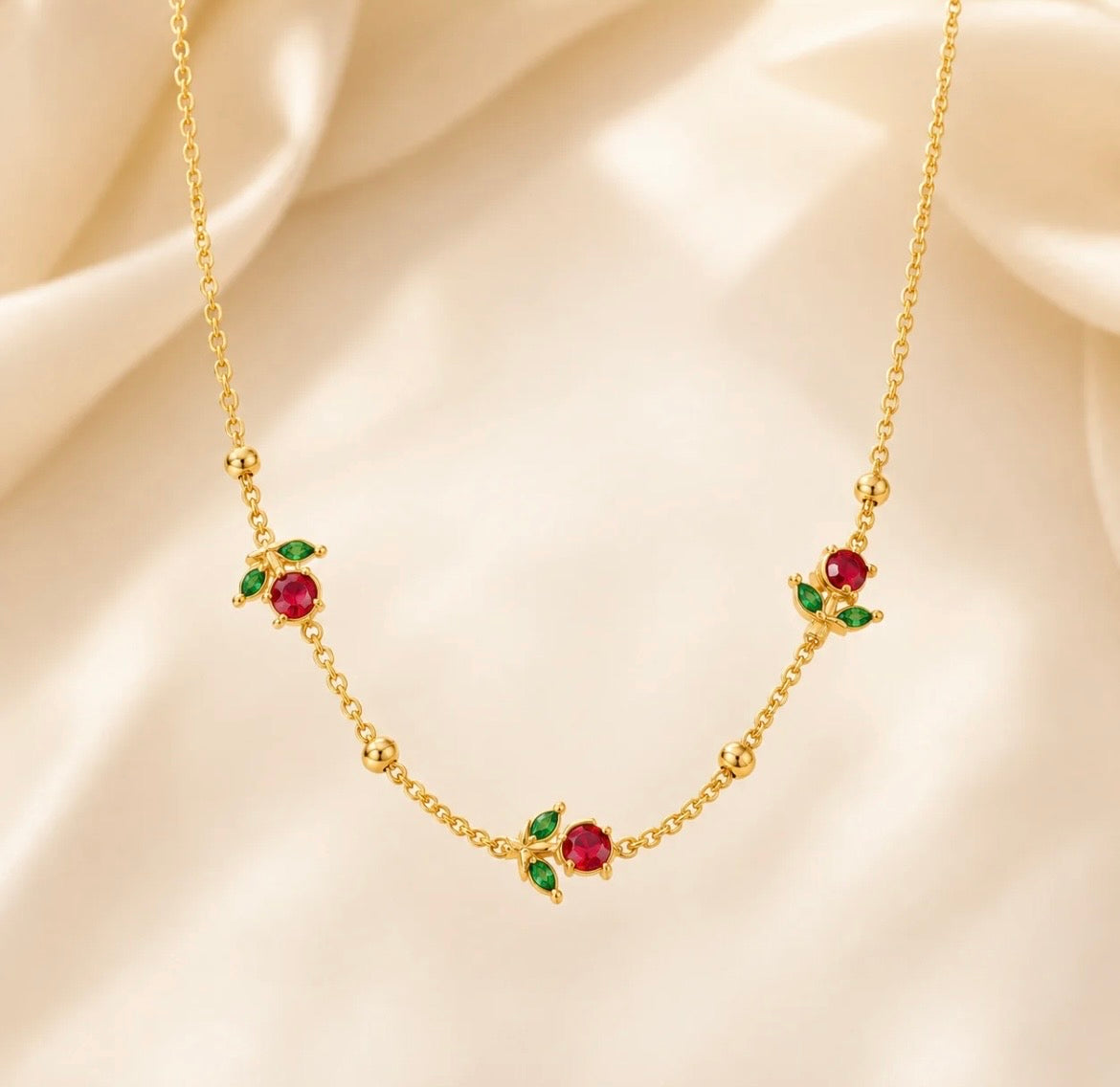 Tulip charm Necklace