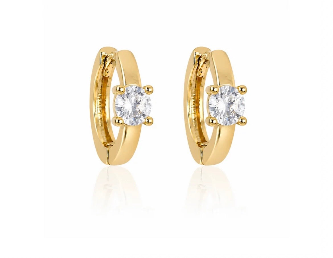 Bali diamond hoop