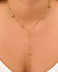 Luna Beaded Y-Lariat Necklace