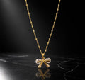 Bow pendant necklace