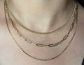 Triple layered chain