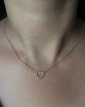 Stoned heart pendant