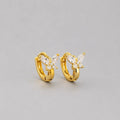 Butterfly Huggie earring