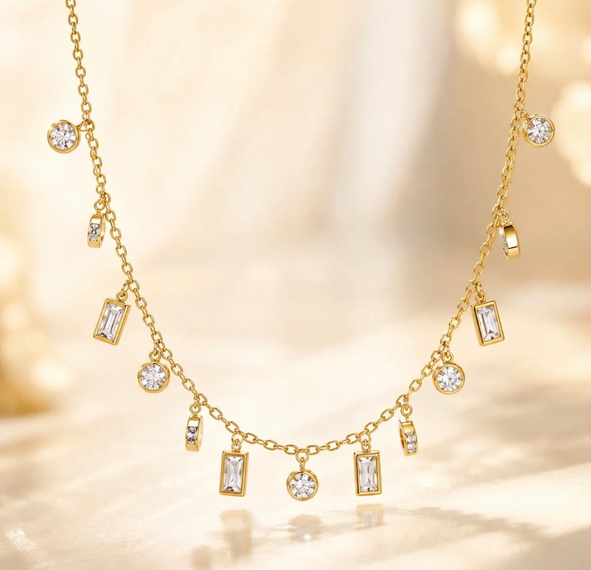 Drop charm Necklace
