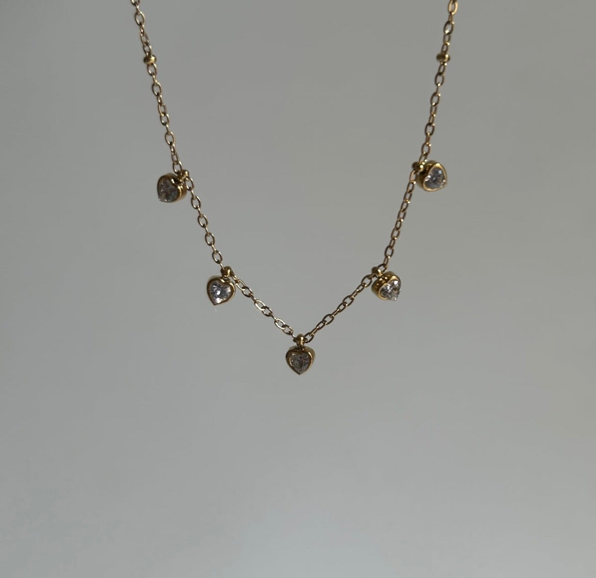 Heart Mutlicharm Necklace