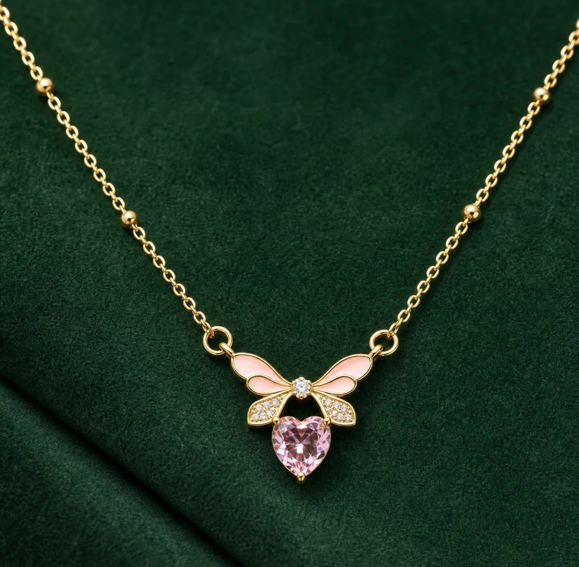 Pintresty butterfly drop Necklace