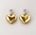 Golden heart drop