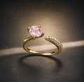 Golden stone open ring(Adjustable)