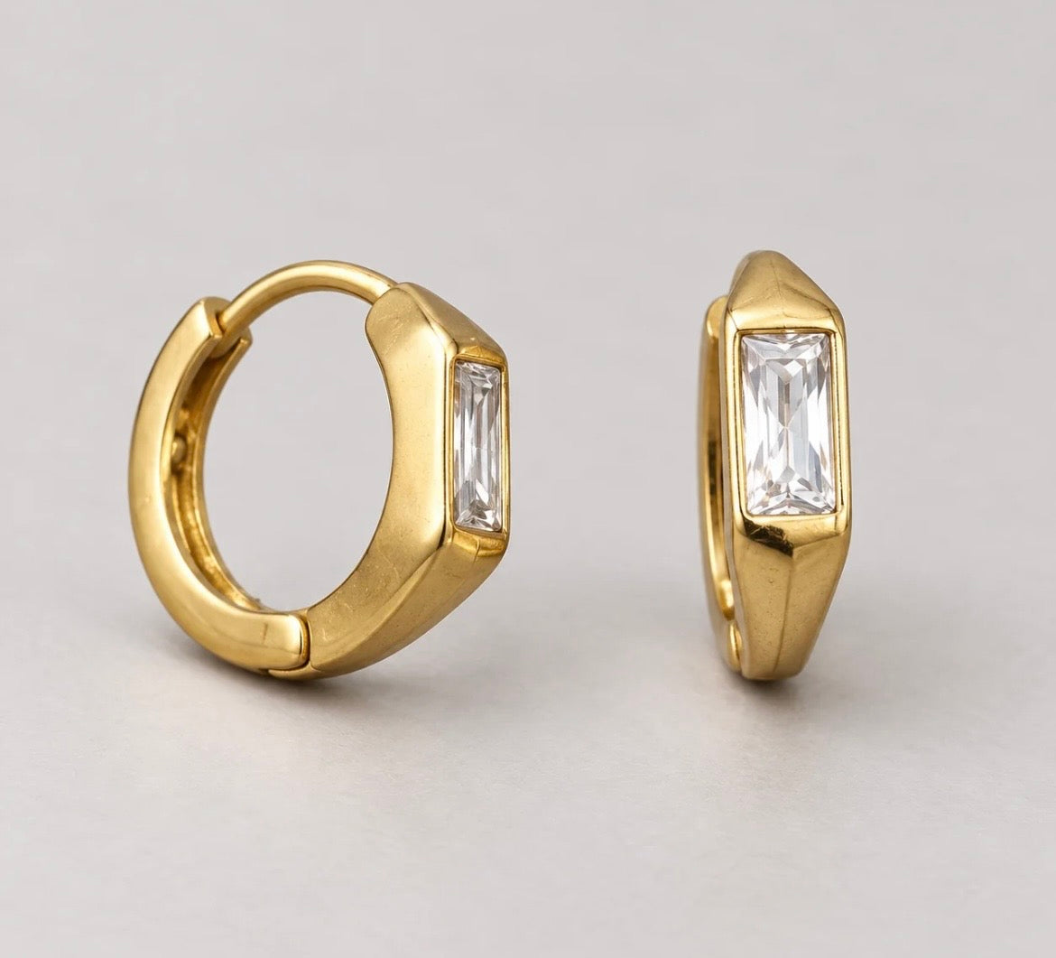 Milan square Bali earring