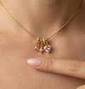 Pink heart charms Necklace