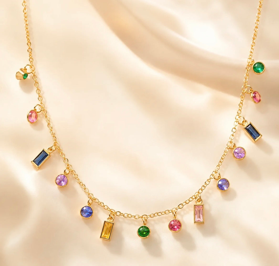 Drop charm Necklace