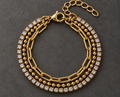 Golden stack bracelet