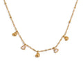 Golden Heart charms Necklace