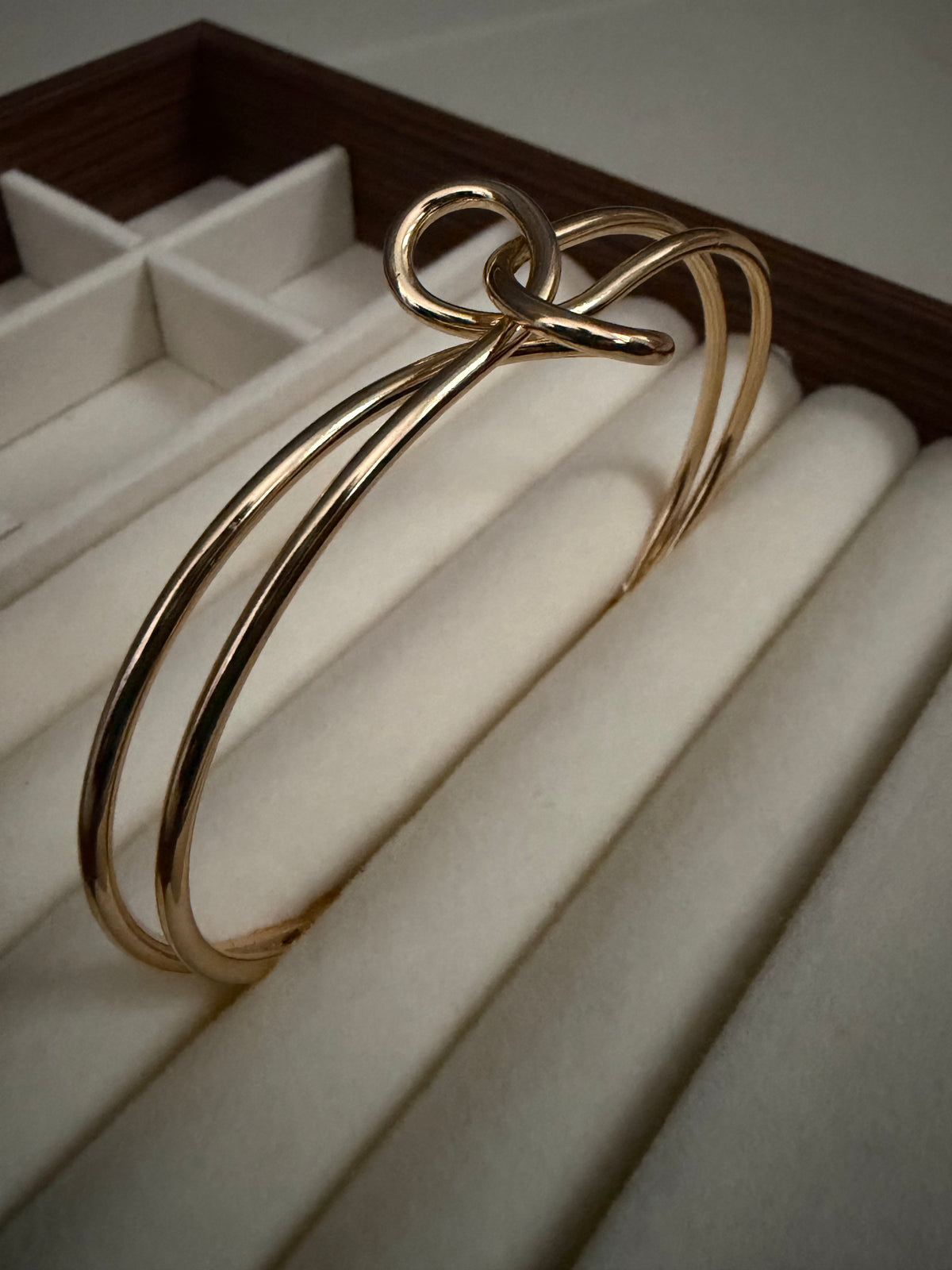 Infinity knot cuff