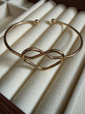 Heart knotted cuff