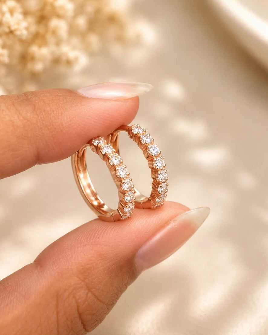 Rose Gold hoop
