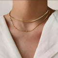 Golden double layered chain