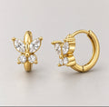 Golden butterfly bali hoop
