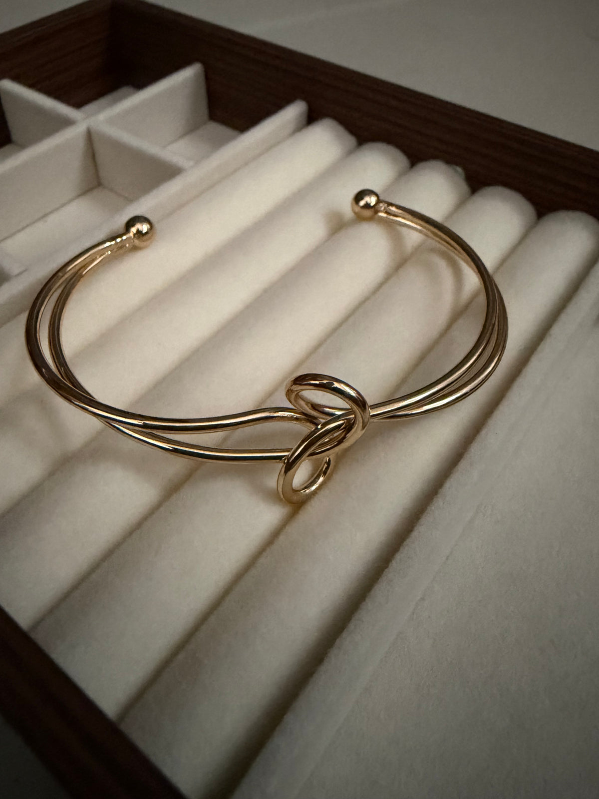 Infinity knot cuff