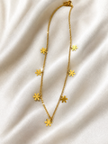 Blooming Daisy Charm Necklace